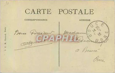 Crépy-en-Valois — Jogo de Paume e o Kiosque de Música — E. L. — Verso