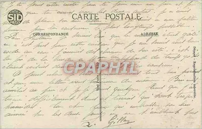 Soldado segurando um vale postal — edição SID Paris, n°139 — Verso