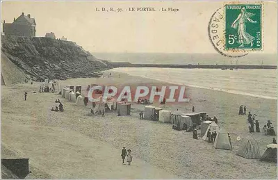 Le Portel - A Praia — I. D., B., 97. — Editor I. D., B., 97.