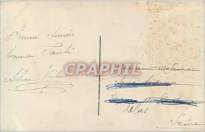 Arranjo de rosas e flores — E.M. 109 — Editor Bonnel & Lune — Verso