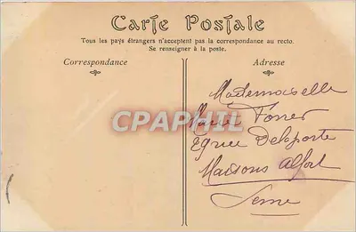 Le Havre — Przystań w dzień burzy — Wydawca: E. Caisson — Rewers