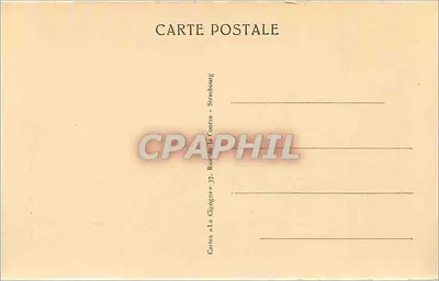 Strasburgo - Orangeria - La « Gaenseliesel » - L'Alsacienne à l'oise — Verso