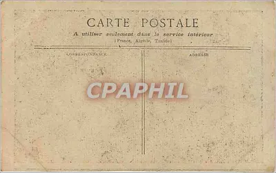Namouna — dançarina oriental — carta postal francesa — Verso