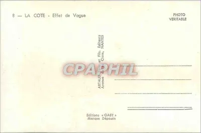 La Côte — Efekt fali — Wydawnictwo Gaby, Nantes — Rewers