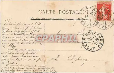Thaon — Portal starej świątyni — Stara pocztówka Paryż, n°2769 — Rewers