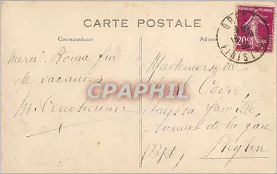 Deauville - A Praia das Flores - Promenade de la mer vers le Casino — G. F., Le Havre, n° 466 — Verso