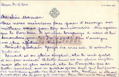 Bouquet de roses — Série Fleurs N°70 — Éditeur anonyme — Verso