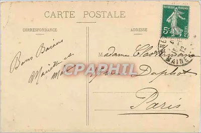 Angers - Przejście Rameau - Rue de l'Aiguillerie i Rue Plantagenet — L. V., fot. — Rewers