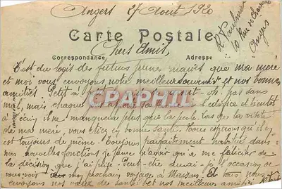 Angers — Ogólny widok zamek — LL. nr 16 — Rewers