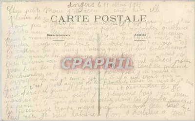 Angers - Quartel do 6º Engenheiros — Coleção A. Bruel, Angers — Verso