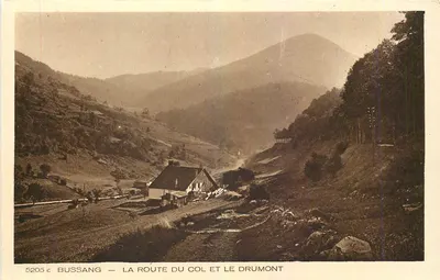 Bussang — A Estrada do Col e o Drumont — Braun & Cie, Imp.-Editores, Nousse-Donnach