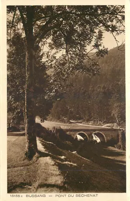 Bussang — Ponte do Séchenat — editor Braun & Cie, imp. Dornach