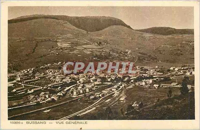 Bussang — Vista Geral — Coleção Les Vosges, editada por Braun & Cie, Mulhouse-Dornach