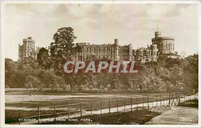 Castelo de Windsor visto do Parque Home — Valentine & Sons, Ltd. — n° 3382