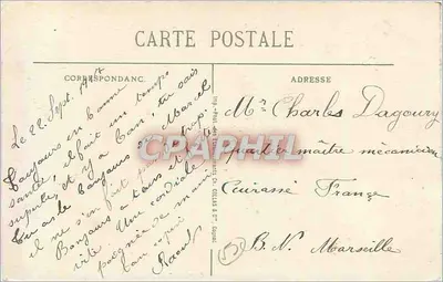 Cherbourg — Entrada do Avant-Port — Edição L. Rattil — Verso