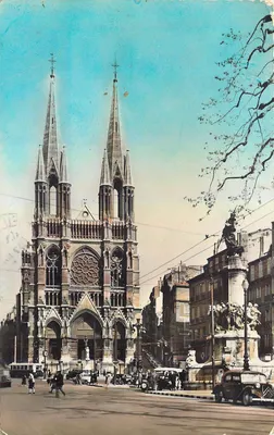 Igreja de São Vicente de Paulo — Marselha — Editor Le Carrefour du Monde, n° 1001