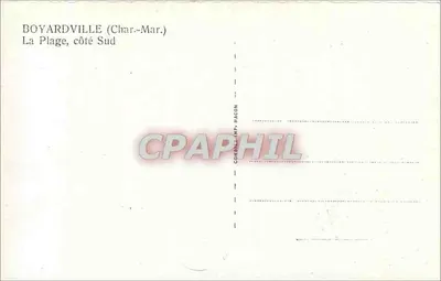 Boyardville (Charente-Maritime) — Plaża, strona południowa — wydawca Cordon-Mr. Bacon — Rewers