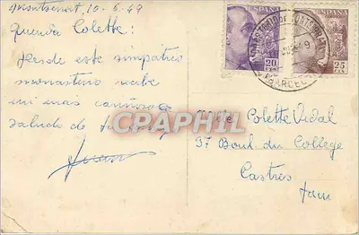 Montserrat — Estación del Cremallera i budynki hospedería Abad Oliva — Rewers