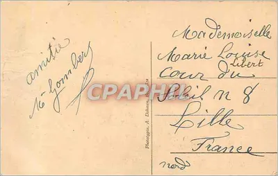 Blankenberge — Na Praia — HIBERT 55 — Verso