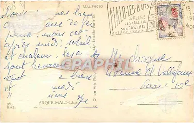 Dunkerque - Malo-les-Bains — widok panoramiczny — C. des Arts et Industries — Rewers