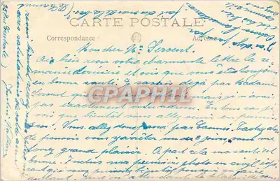 Mężczyzna przy fortepianie — fotografia — Karta pocztowa — Rewers