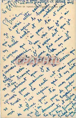Związane serca — tekst drukowany i zdjęcie w kształcie serca — wydawca 3C Paris n° 5026 — Rewers