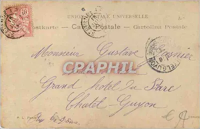 Chica con flores — tarjeta postal antigua — editor no identificado, n° de serie 815 — Reverso