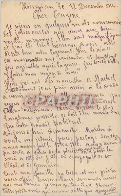 Sermentos de Amor — Bilhete postal antigo n°1201 — editor AA — Verso