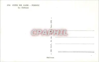 Côte de Jade - Pornic — Zamek — C.A.P. (159) Paryż — Rewers