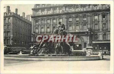 Fontaine Bartholdi — Lyon — éditée par BRAUN & Cie, imp. Editeur Dernach