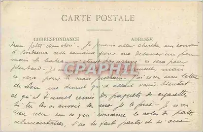 LYON — Prefektura, zbudowana w 1885 roku przez Louvier — nr 5698 — Rewers