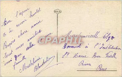 Róża — Pocałunek z Clam d'Usseau — wydawca nie widoczny — Rewers