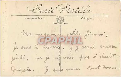Lisieux — La Rue aux Feuves — Les Vieux Manoirs — Édition Artistique Marchin, Tahacs — Verso