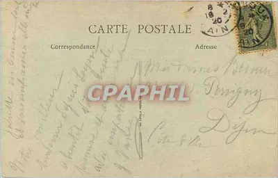 Lyon — Most Środkowy, nabrzeże Gailleton i wzgórze Fourvière — B. F., Paryż, n°120 — Rewers