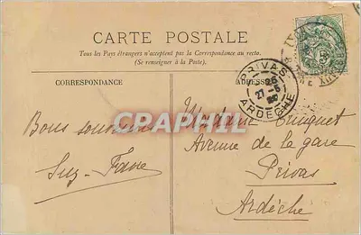 LYON — Widok na Saône — LL. — N° 17 — Rewers