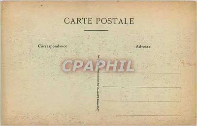 LYON — Gare des Brotteaux — Les Jardins et le Buffet — Carrier, édit. Déposé — Verso
