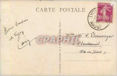 Bazylika Fourvière — Absydę — Lyon Illustré, nr 24, wyd. M.F. — Rewers