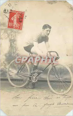 Ciclista — retrato em bicicleta — Foto L. Colin - Équevilley