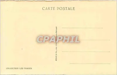 Dolina jezior Retournemer i Longemer — widok panoramiczny — seria 1235, wydana przez Braun & Cie, Dornach — Rewers