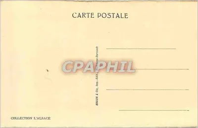Zamek Haut-Kœnigsbourg — widok z powietrza — Cliché firmy Aérienne Française, nr 1213 — Rewers