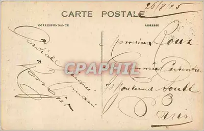Trouville — O Mar se agita — G. F. Le Havre, n° 257 — Verso