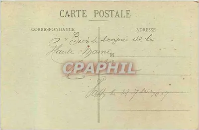 Joinville (Hte-Marne) — Vista geral tirada da Côte du Château - O Sintrão — editor Dujardin-Dumont — Verso