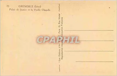 ग्रेनोबल (इज़र) — न्यायालय का महल और विज़ियर चर्च — आर्ट एडिशन्स वी. गॉय — पीछे