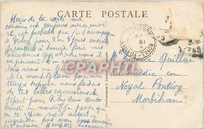 Most Pyle — Franche-Comté — Wydawca: C. Lardier, Nancy — Rewers