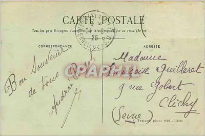 CERNAY-la-VILLE (S.-et-O.) — A Caverna dos Bandidos — E.M. n°2252 — Verso
