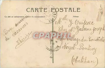 Beaugency (Loiret) — A Torre chamada de César e a Igreja — Editor LERAIN — Verso