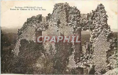 Ruínas do Castelo da Torre do Meix — Arredores de Orgellet (Jura)