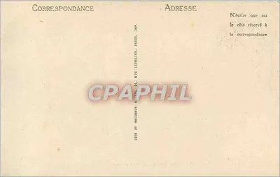 Env. de CAUJERETS — La Raillère, Fonte-mãe do Mauthourat — LL — Verso