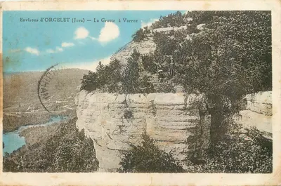 Arredores de ORGELET (Jura) — A Gruta de Varroz