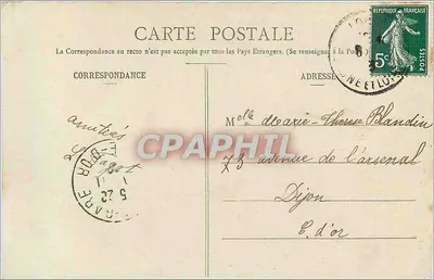 Chalon-sur-Saône — Igreja de São Pedro — Chaîn, R. Lemoino, editor — Verso